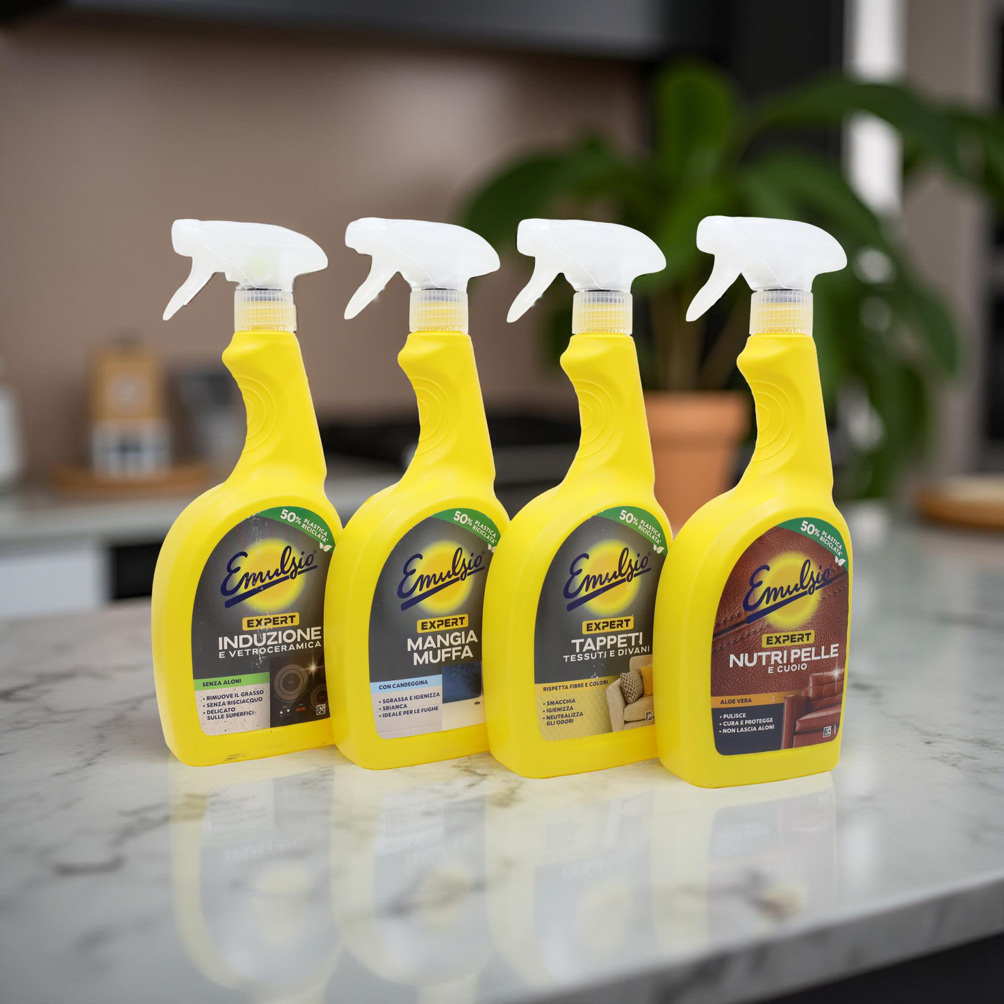 Emulsio Expert Nutri Pelle e Cuoio 600 ml – čisticí a impregnační sprej na kůži a kožené povrchy, ideální pro domácnosti se zvířaty