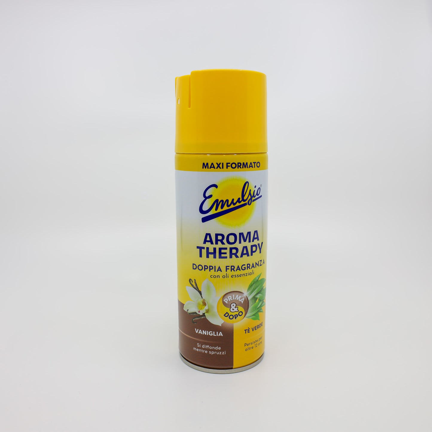 Emulsio Aromatherapy Vaniglia & Tè Verde 350 ml – eko aromaterapeutický osvěžovač vzduchu s dvojitou vůní vanilky a zeleného čaje, ideální pro domácnosti se zvířaty